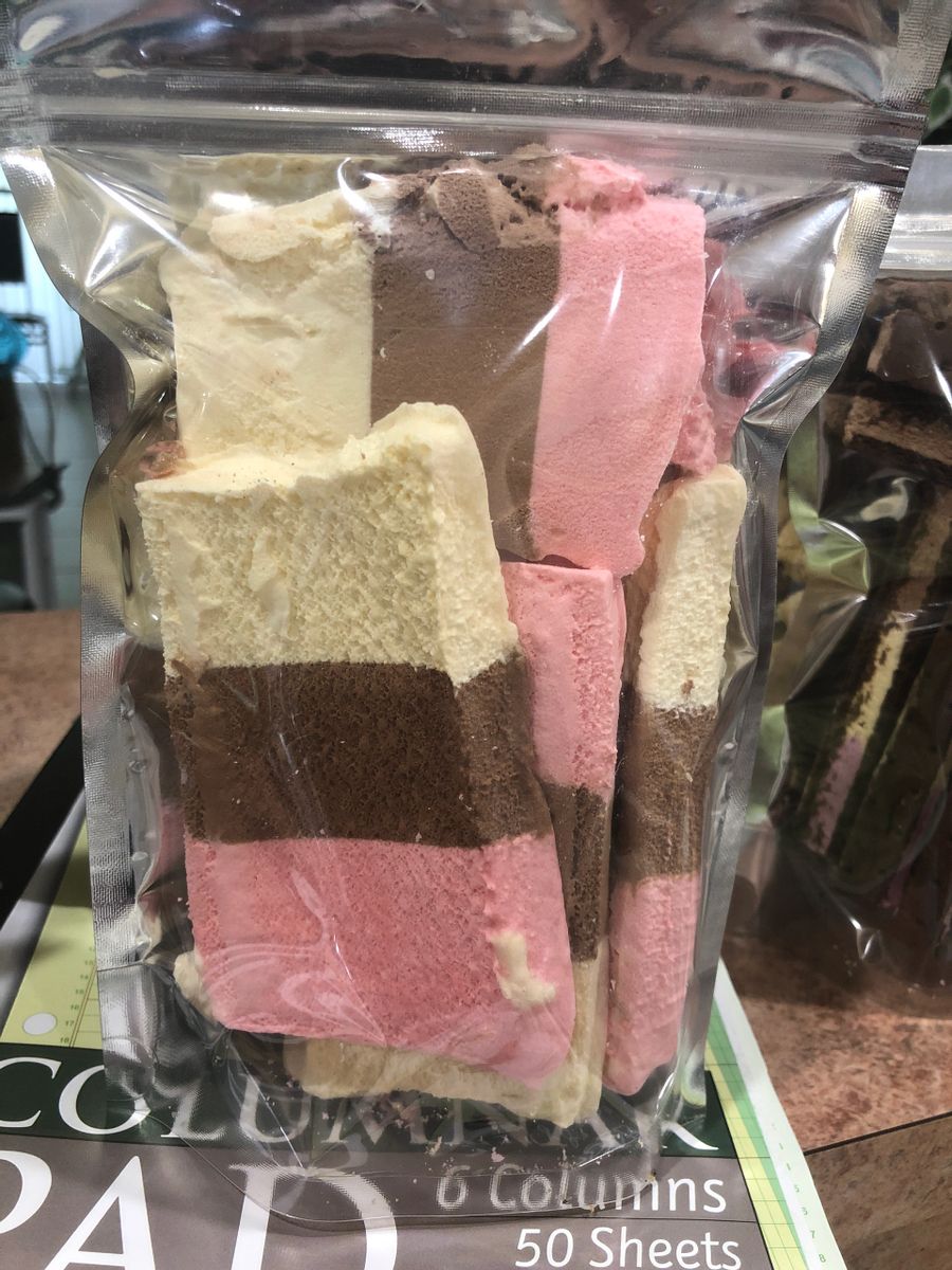 Neapolitan Ice Cream Slices